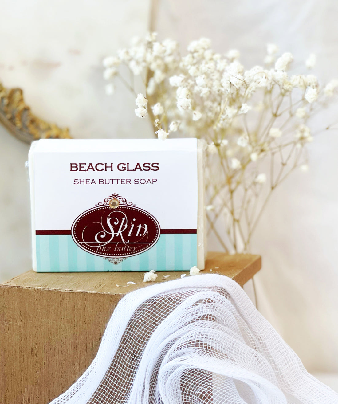 BEACH GLASS - Skin Like Butter - Shea Butter 4 oz Soap Bar