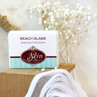 BEACH GLASS - Skin Like Butter - Shea Butter 4 oz Soap Bar