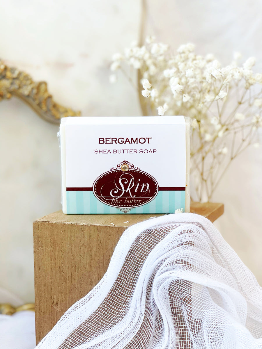 BERGAMOT - Skin Like Butter - Shea Butter 4 oz Soap Bar