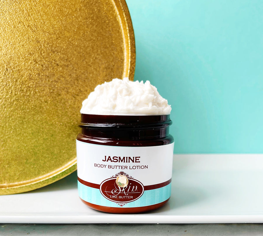 JASMINE scented thick luxurious Body Butter in 2 oz to 16 oz jars or bottles