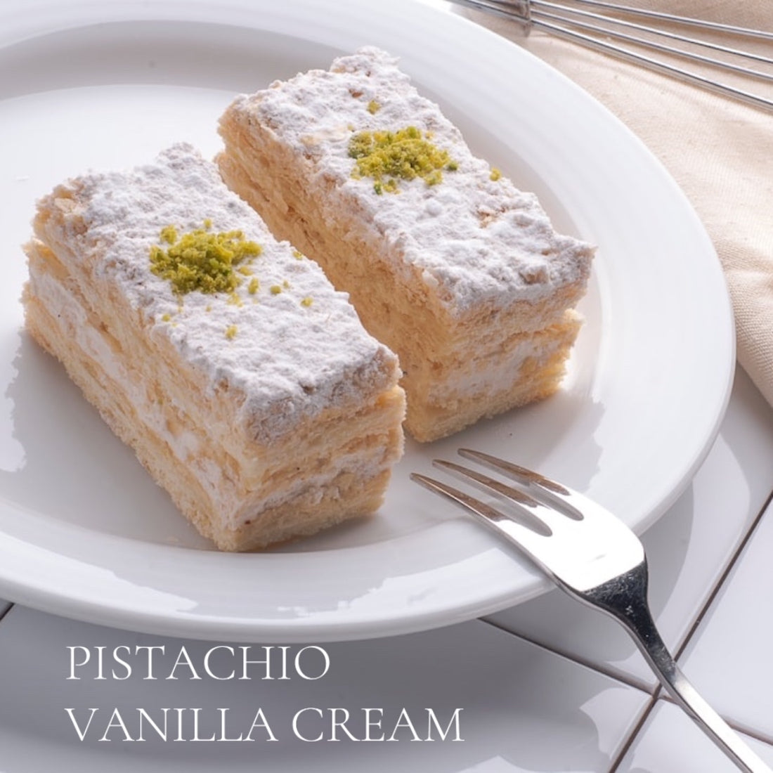 PISTACHIO VANILLA CREAM scented Body Butter, waterfree and non-greasy, vegan
