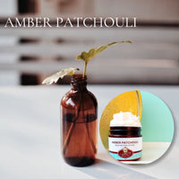 AMBER PATCHOULI  scented Body Butter that's vegan, and water free