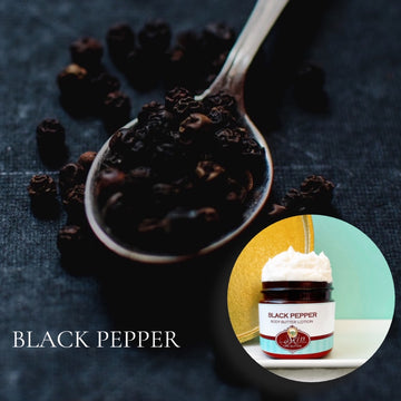BLACK PEPPER scented Body Butter, waterfree and non-greasy, vegan