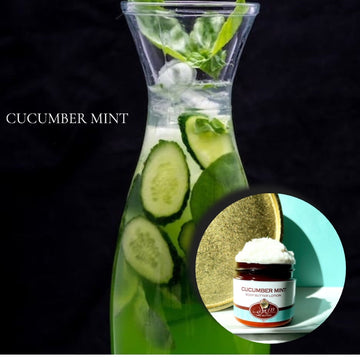 CUCUMBER MINTscented Body Butter, waterfree and non-greasy, vegan