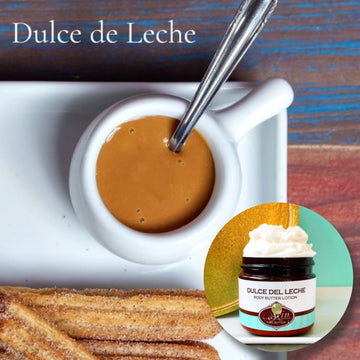 DULCE DE LECHE scented Body Butter, waterfree and non-greasy, vegan