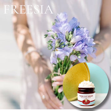 FREESIA scented Body Butter, waterfree and non-greasy, vegan