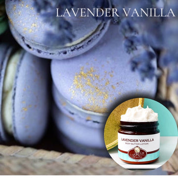 LAVENDER VANILLA scented Body Butter, waterfree and non-greasy, vegan