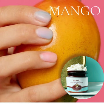 MANGO scented Body Butter, waterfree and non-greasy, vegan