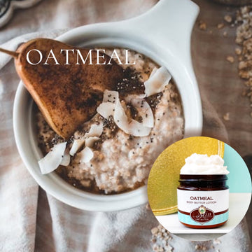 OATMEAL scented Body Butter, waterfree and non-greasy, vegan