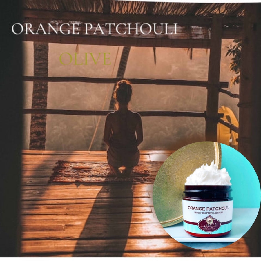 ORANGE PATCHOULI scented Body Butter, waterfree and non-greasy, vegan