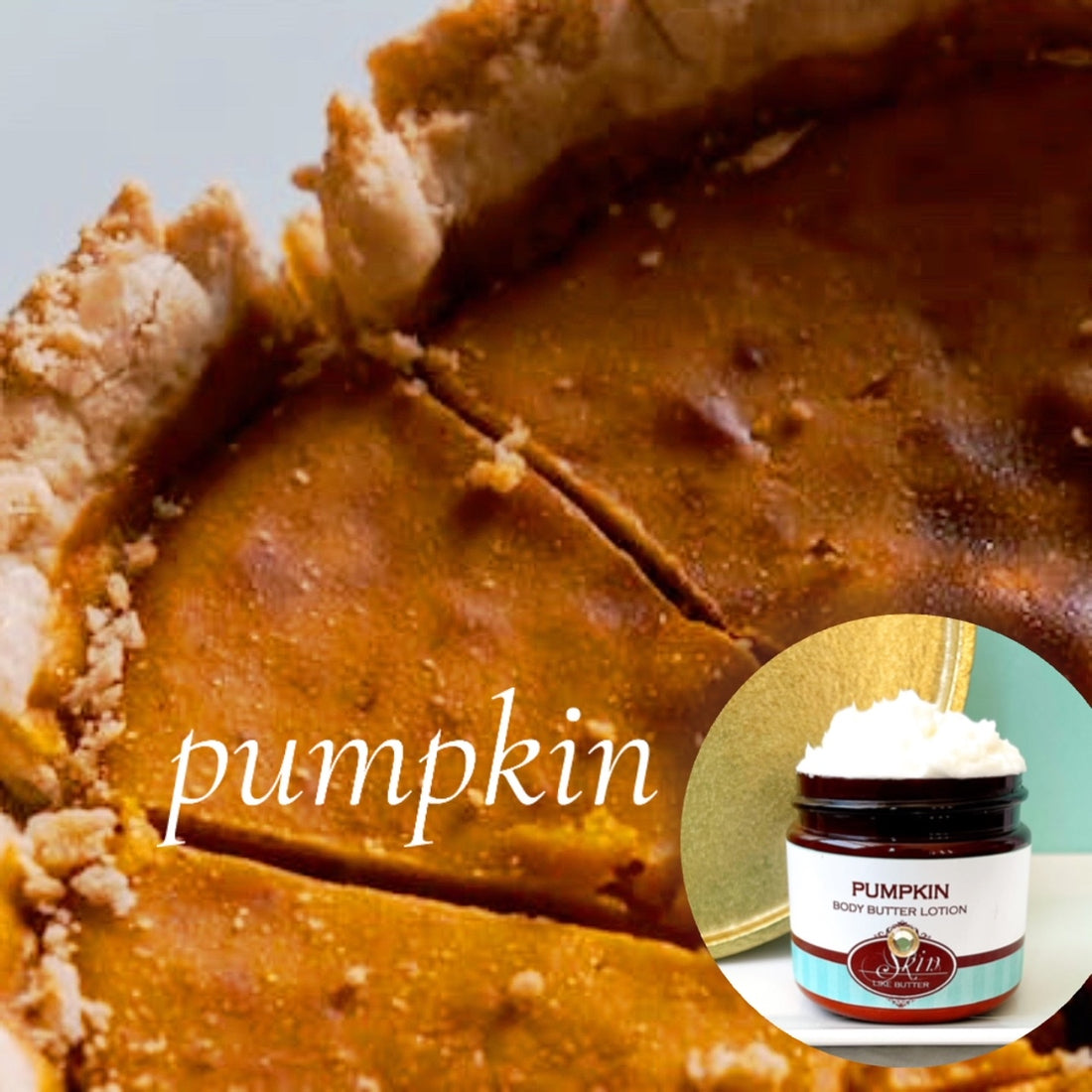 PUMPKIN scented Body Butter, waterfree and non-greasy, vegan