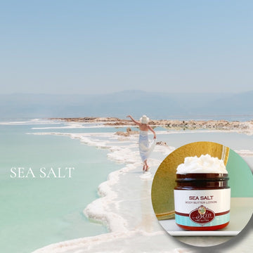 SEA SALT scented Body Butter, waterfree and non-greasy, vegan