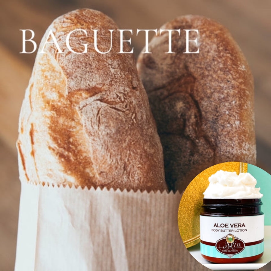 BAGUETTE scented water free, vegan non-greasy Body Butter Lotion
