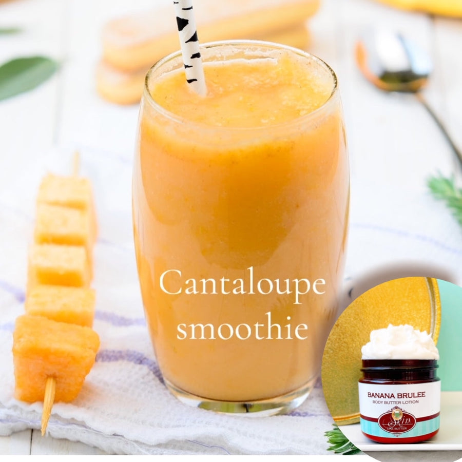 CANTALOUPE SMOOTHIE scented water free, vegan non-greasy Skin Like Butter Body Butter