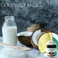 COCONUT MILK scented water free, vegan non-greasy Body Butter Lotion