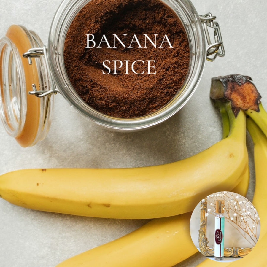 BANANA SPICE - Roll On Travel Perfume in a Roll on or Spray bottle - Buy 1 get 1 50% off-use coupon code 2PLEASE