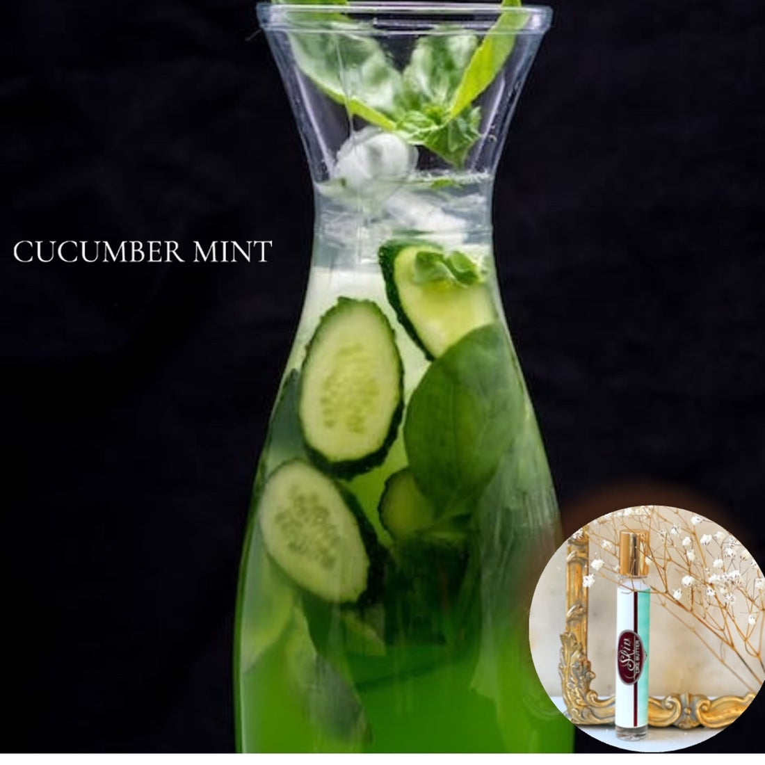 CUCUMBER MINT Roll On Travel Perfume in a Roll on or Spray bottle  - Buy 1 get 1 50% off-use coupon code 2PLEASE