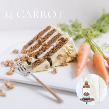 14 Carrot - Carrot Cake Scented Shea Oil - in 4 oz bottles, highly moisturizing