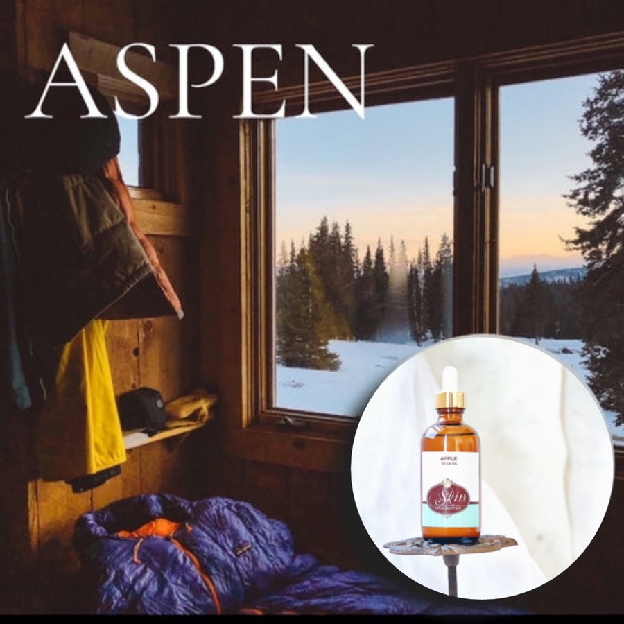 ASPEN - Scented Shea Oil - in 4 oz bottles, highly moisturizing