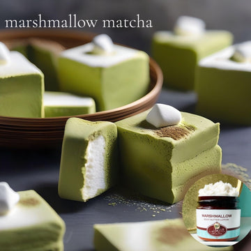 MARSHMALLOW MATCHA scented Body Butter, waterfree and non-greasy, vegan