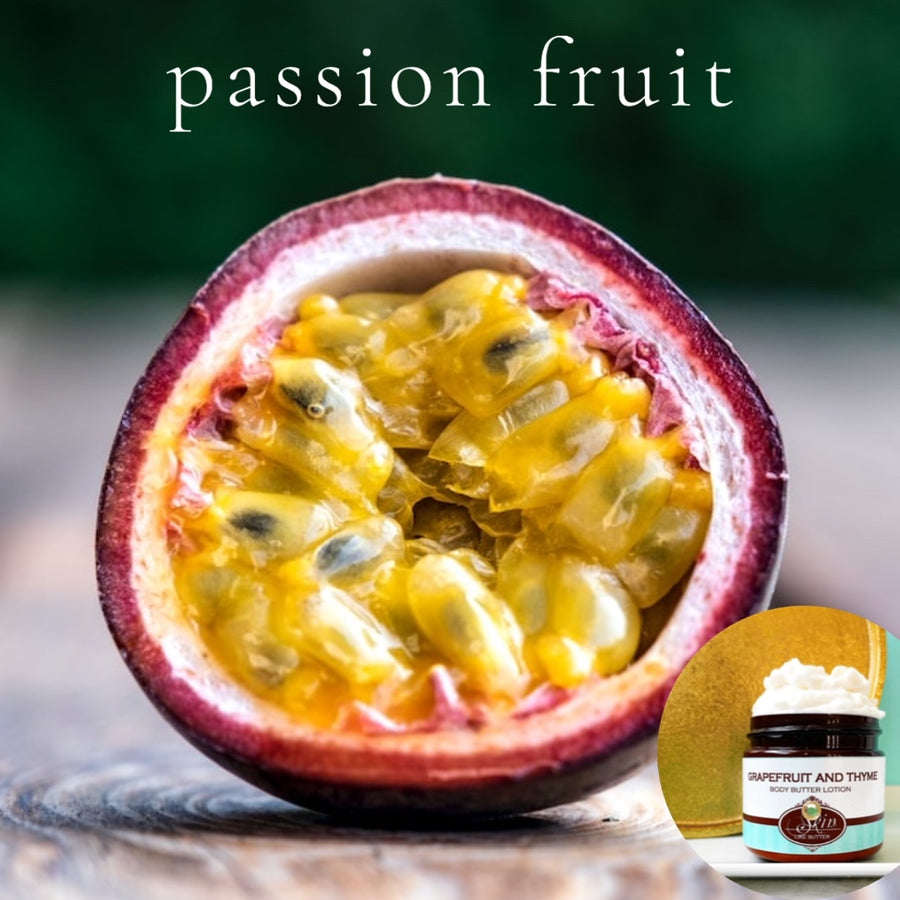 PASSION FRUIT scented water free, vegan non-greasy Skin Like Butter Body Butter