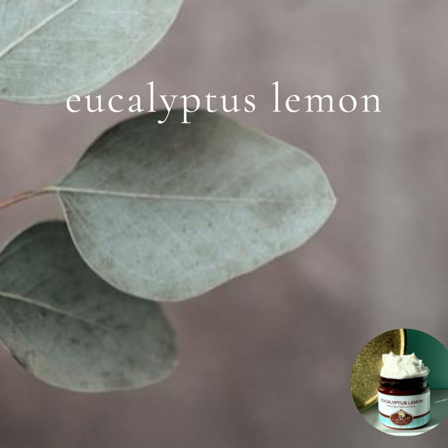 EUCALYPTUS LEMON scented Body Butter - BOGO - Buy  One 16 oz family size, get 1 any size 50% off deal