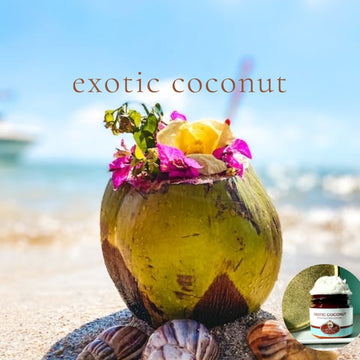 EXOTIC COCONUT scented Body Butter - best seller!!! - Buy  One 16 oz family size, get 1 any size 50% off deal