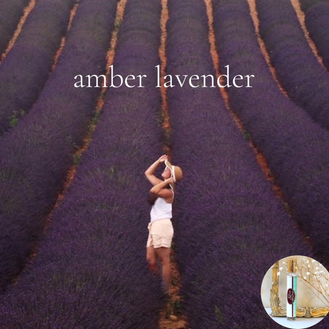 AMBER LAVENDER Roll On Perfume