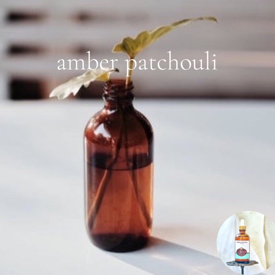 AMBER PATCHOULI Scented Shea Oil - highly moisturizing - BOGO DEAL