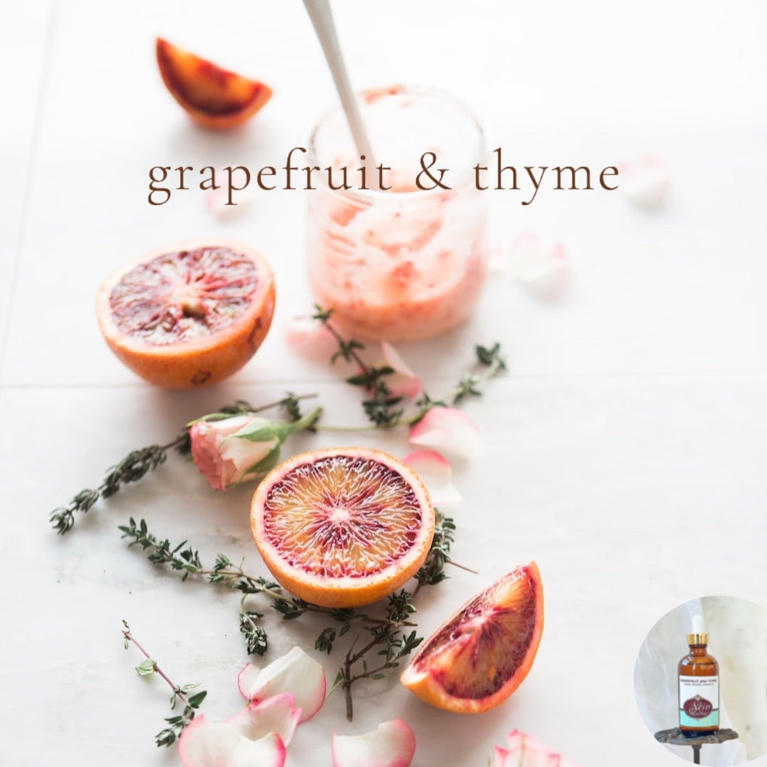 GRAPEFRUIT AND THYME -Shea Body Oil - best seller!!!, highly moisturizing