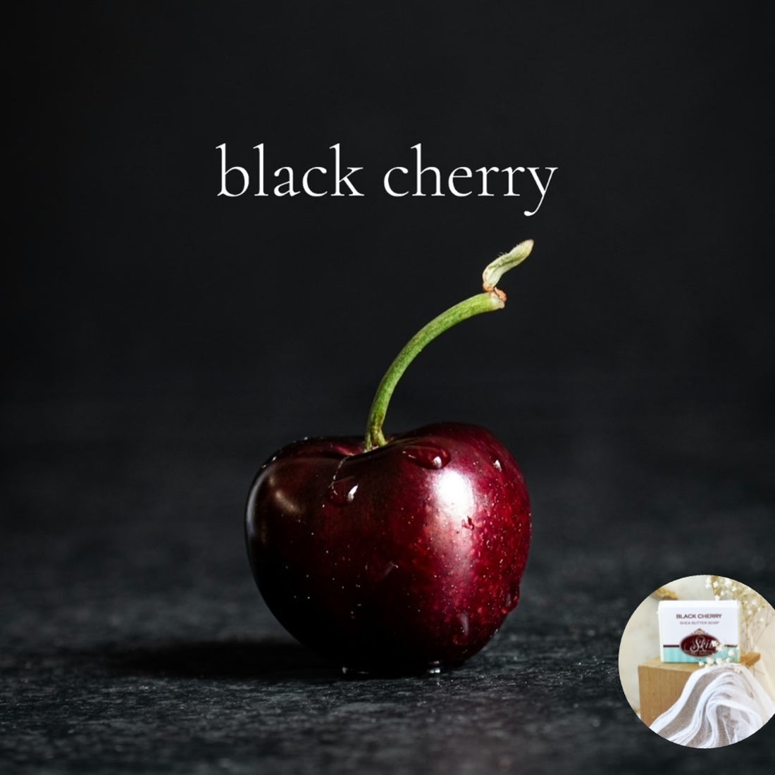 BLACK CHERRY- Skin Like Butter - Shea Butter 4 oz Soap Bar