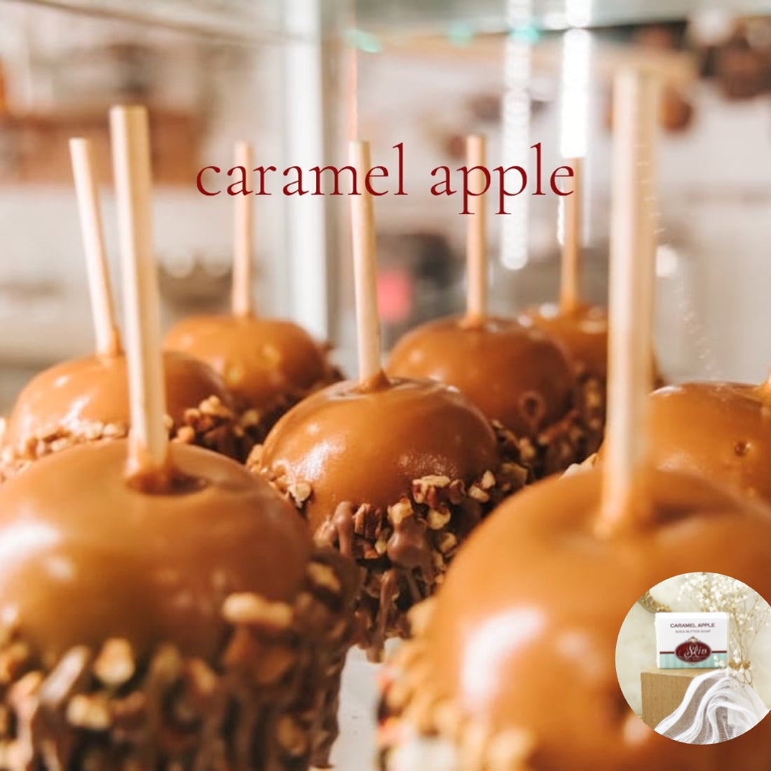 CARAMEL APPLE Skin Like Butter - Shea Butter 4 oz Soap Bar