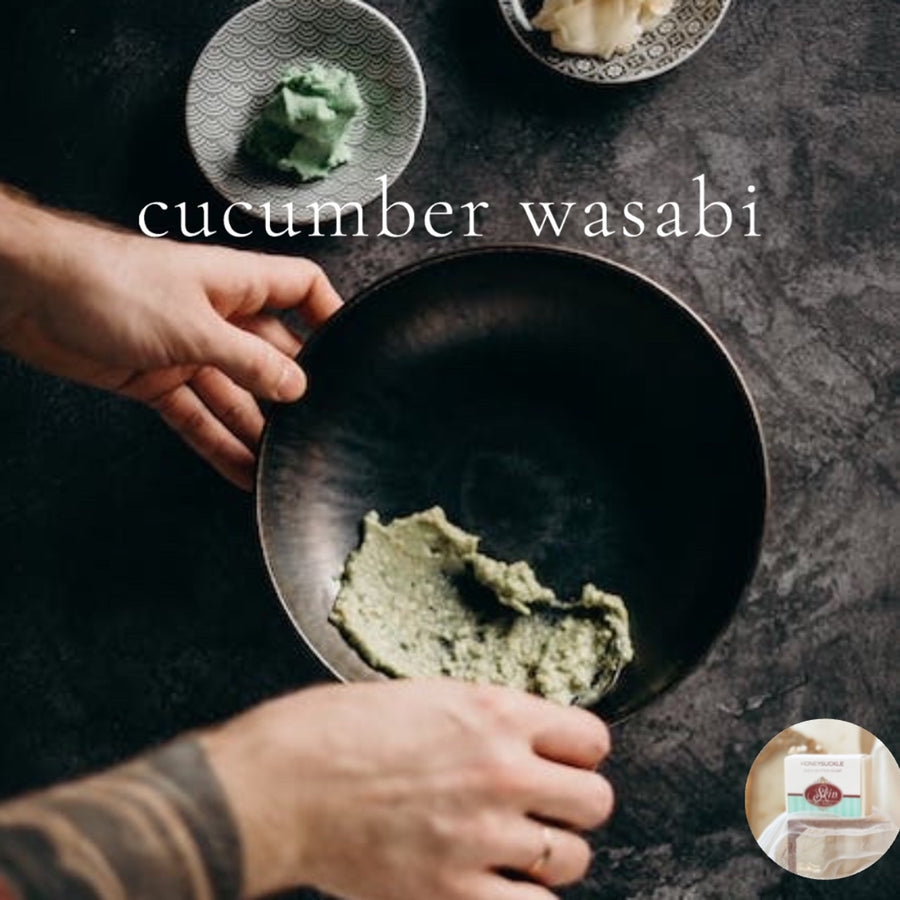 CUCUMBER WASABI - Skin Like Butter - Shea Butter 4 oz Soap Bar