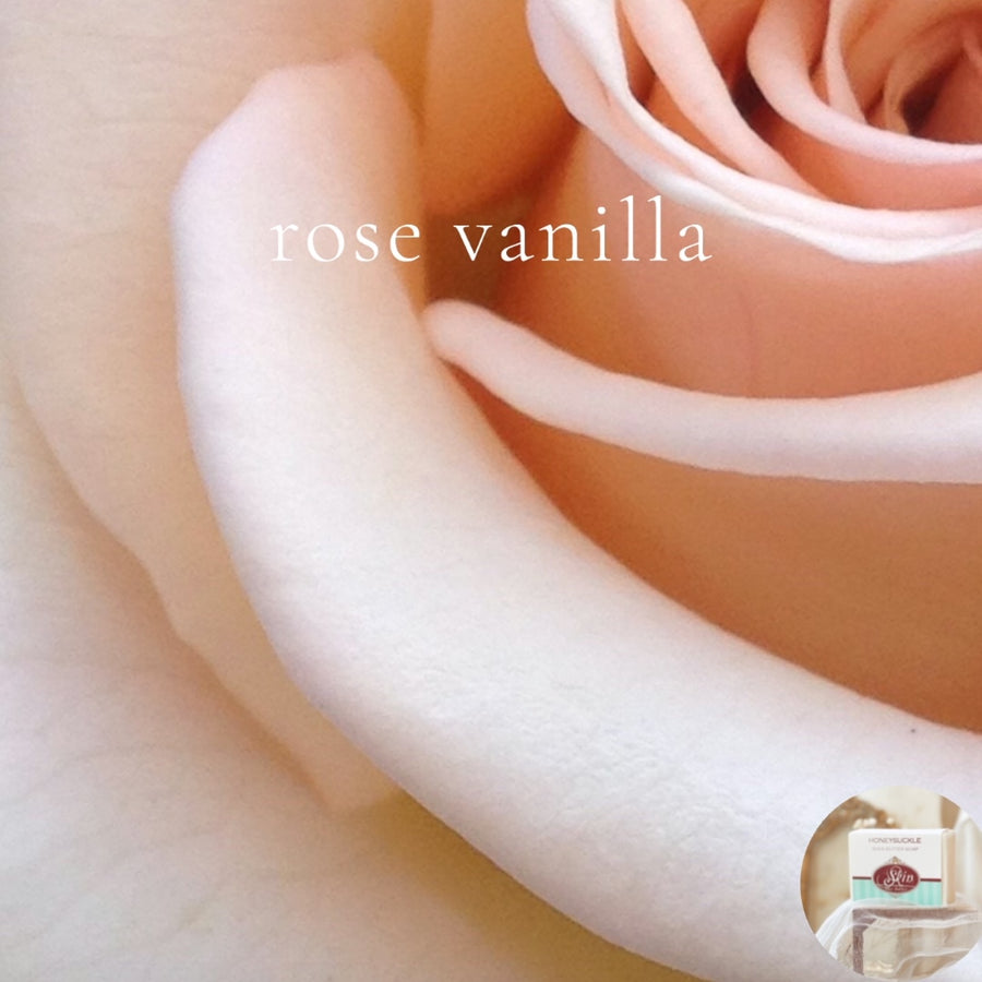 ROSE VANILLA -  Skin Like Butter - Shea Butter 4 oz Soap Bar