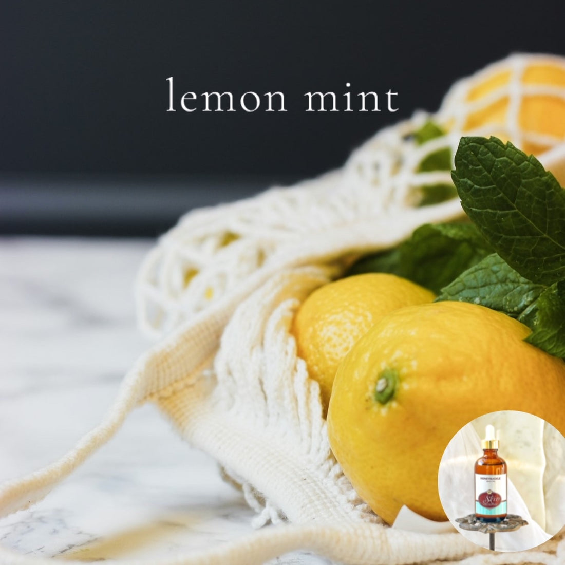 LEMON MINT - Scented Shea Oil - highly moisturizing