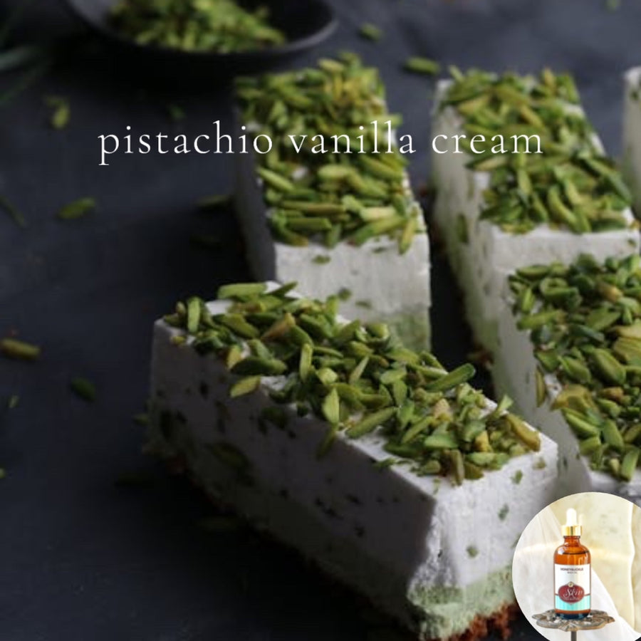 PISTACHIO VANILLA CREAM - Scented Shea Oil - highly moisturizing