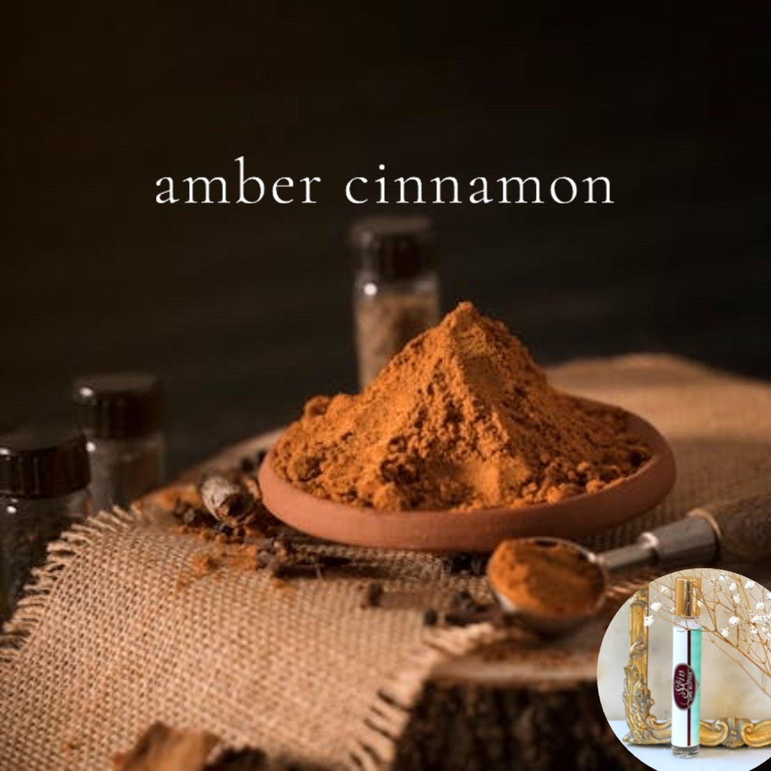 AMBER CINNAMON travel size perfume - BOGO deal