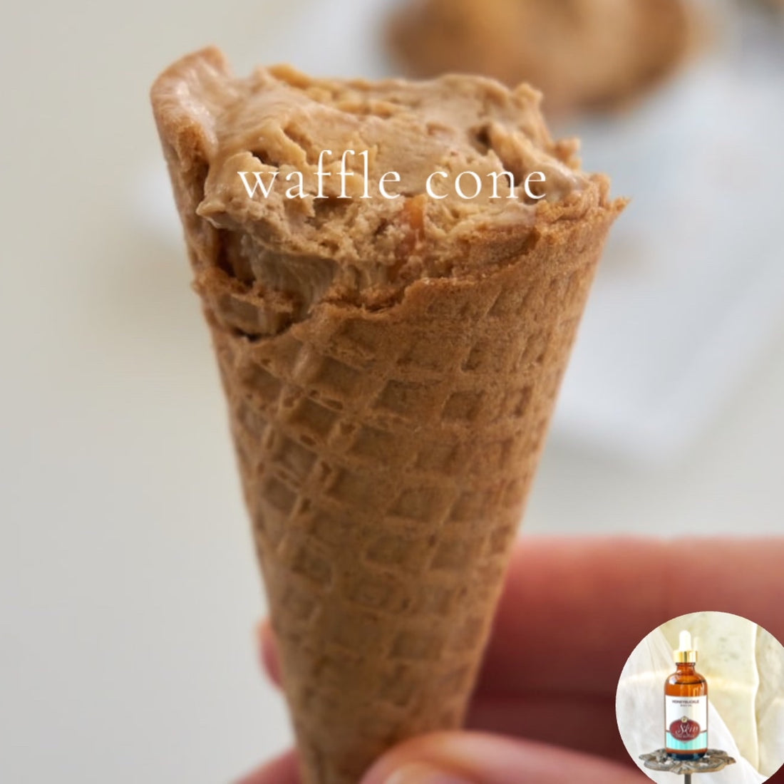 WAFFLE CONE - Skin Like Butter Wild Crafted Scented Shea Oil, 4 oz