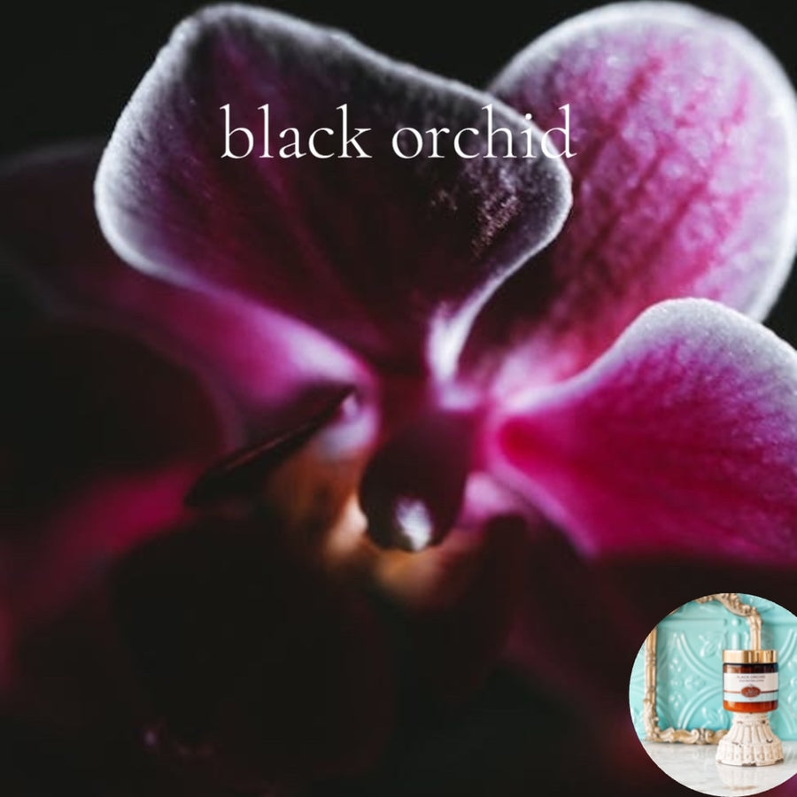 BLACK ORCHID scented thick luxurious Body Butter in 2 oz to 16 oz jars or bottles