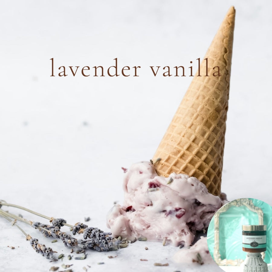 LAVENDER VANILLA scented thick luxurious Body Butter in 2 oz to 16 oz jars or bottles