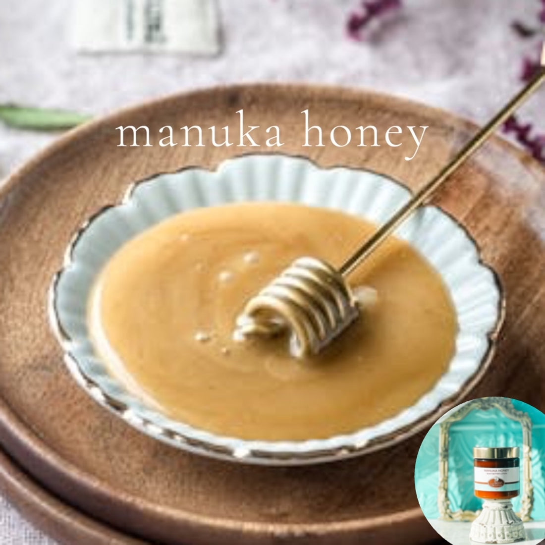 MANUKA HONEY scented thick luxurious Body Butter in 2 oz to 16 oz jars or bottles