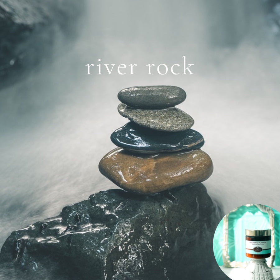 RIVER ROCK scented thick luxurious Body Butter in 2 oz to 16 oz jars or bottles