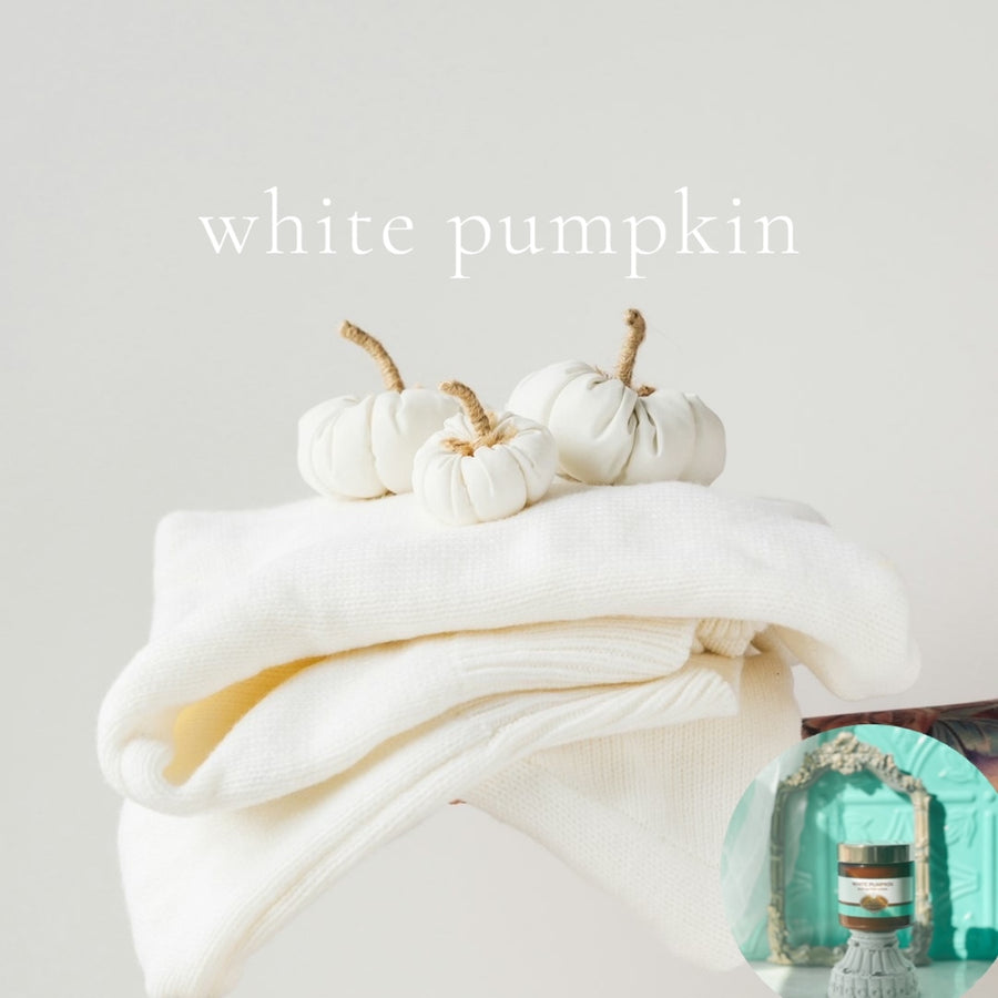 WHITE PUMPKIN scented thick luxurious Body Butter in 2 oz to 16 oz jars or bottles