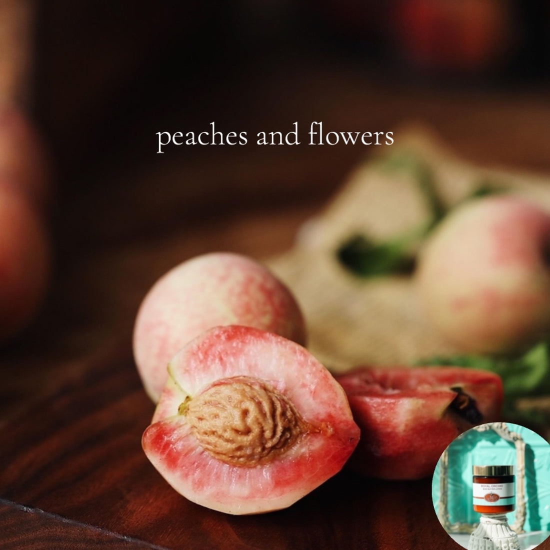 PEACHES AND FLOWERS scented thick luxurious Body Butter in 2 oz to 16 oz jars or bottles