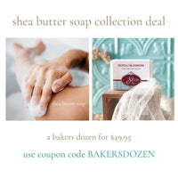 ALMOND- Skin Like Butter - Shea Butter 4 oz Soap Bar