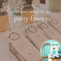 Perfume Sample Set as Unique Party Favors