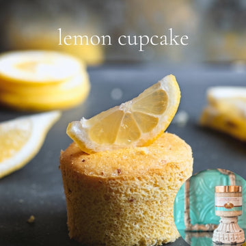 LEMON CUPCAKE scented pumpkin and shea butter sugar body scrub