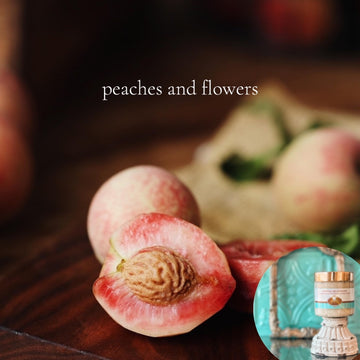 PEACHES AND FLOWERS scented pumpkin and shea butter sugar body scrub