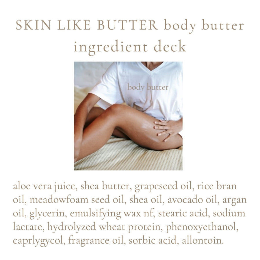 BERGAMOT scented thick luxurious Body Butter in 2 oz to 16 oz jars or bottles