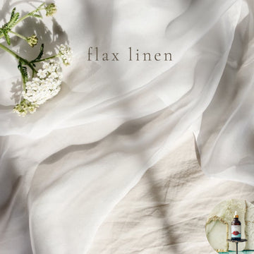 FLAX LINEN Scented Shea Oil -Vegan Silicone Free Body Oil